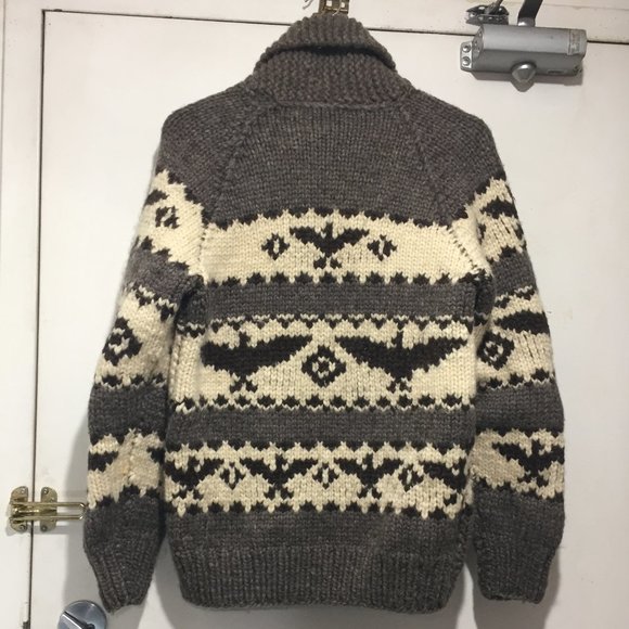 TUAK HAND KNITTED CARDIGAN SWEATERS SIZE M - Picture 3 of 8